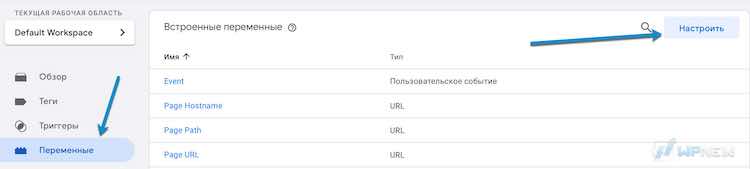Переменная GTM